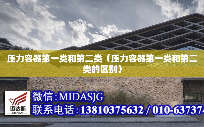 开云体育 开云平台压力容器第一类和第二类（压力容器第一类和第二类的区别）